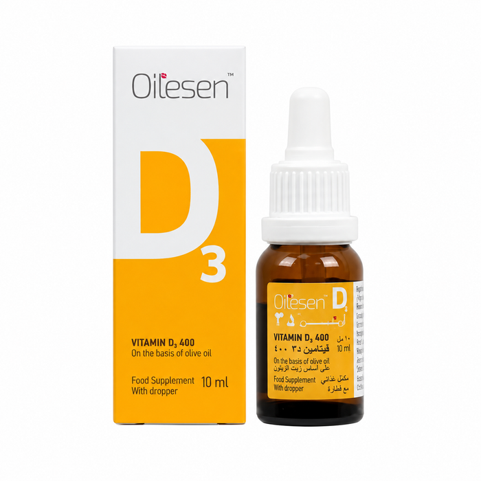 Oilesen D3 Vitamin D3 400 Drops – 10ml
